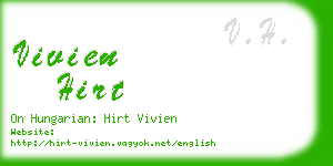 vivien hirt business card